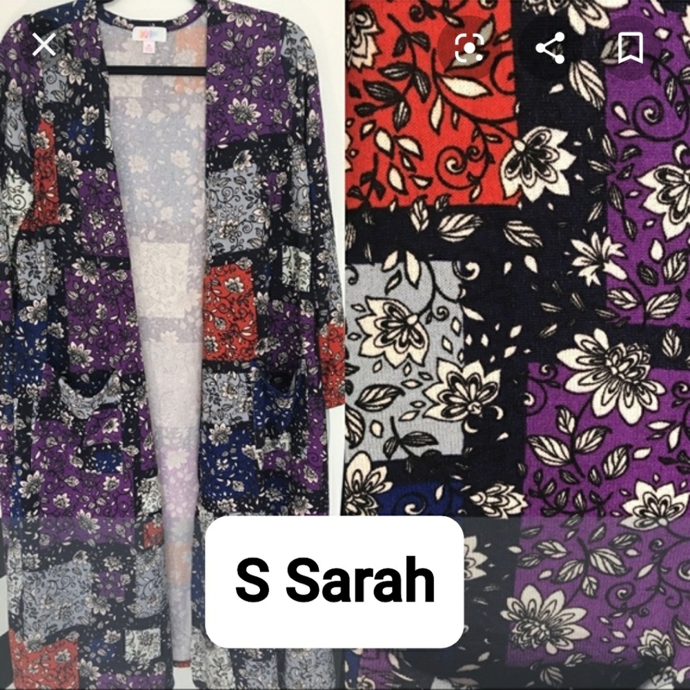 Lularoe Sarah-Floral Patchwork Print